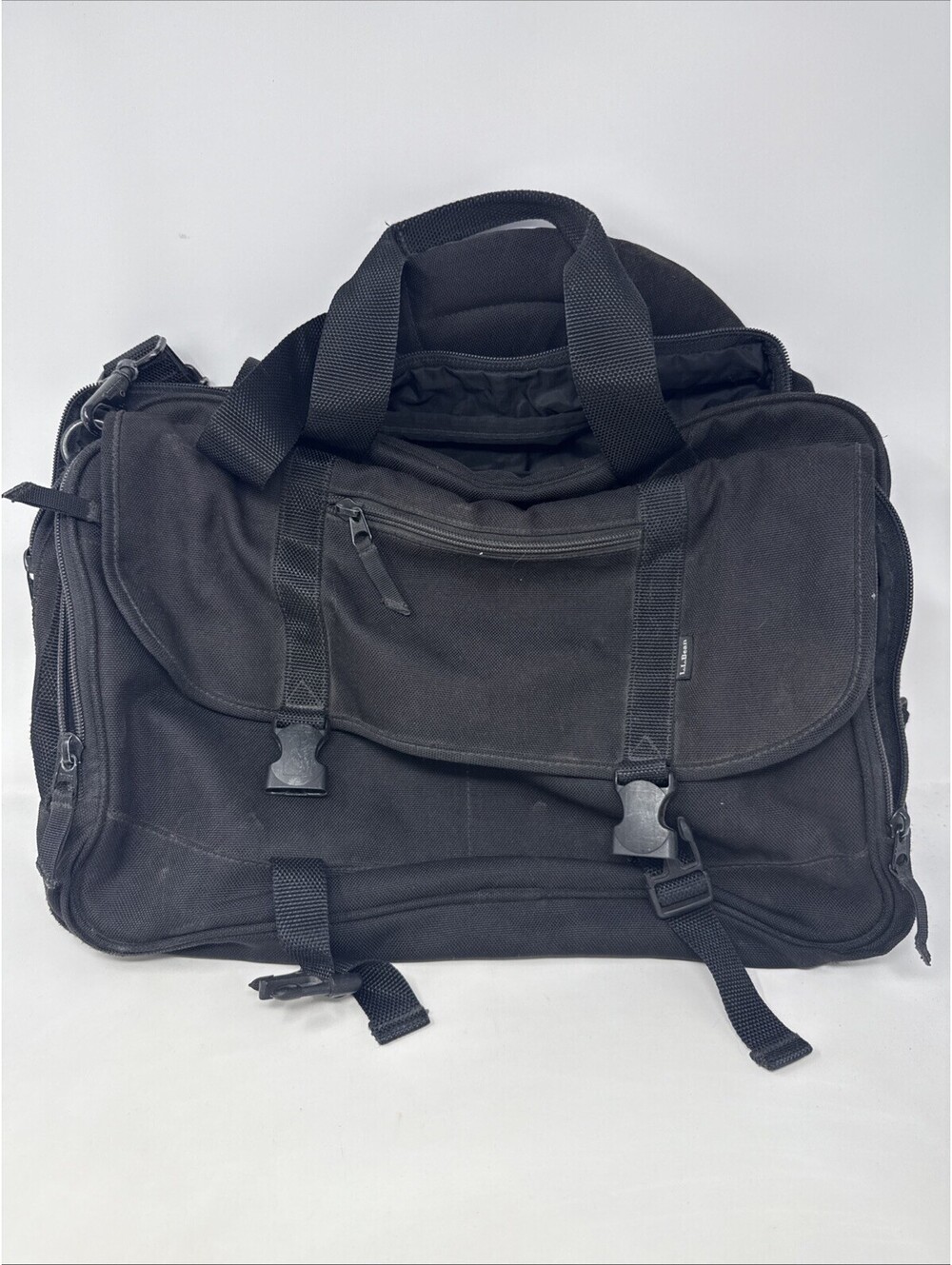 L.L.Bean Black Shoulder Bag Computer Bag Travel Bag